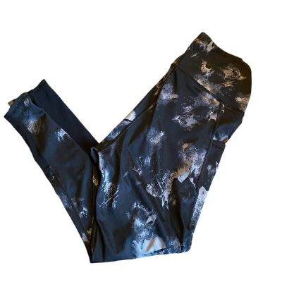 Women’s Leggings With Sheer At The Bottom, Size Medium